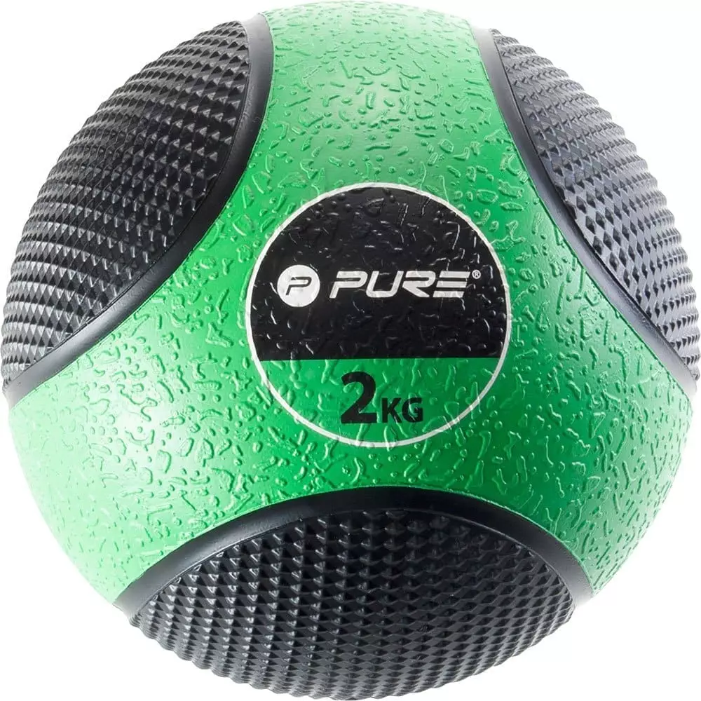 Pure2improve Medicine Ball 2kg Groen 2 kg